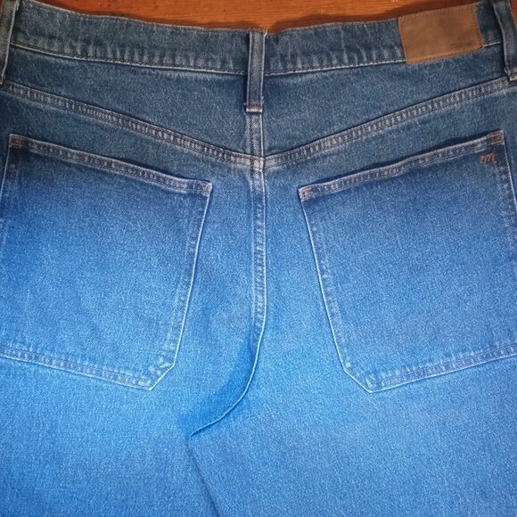 MADEWELL the perfect vintage wide leg jeans in Edgerly Wash (sz32) - Picture 13 of 15